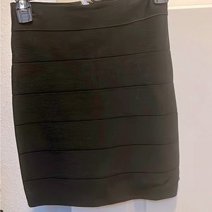 Bebe bandage mini skirt